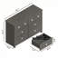 Commode double 6 tiroirs Bhure-93594505