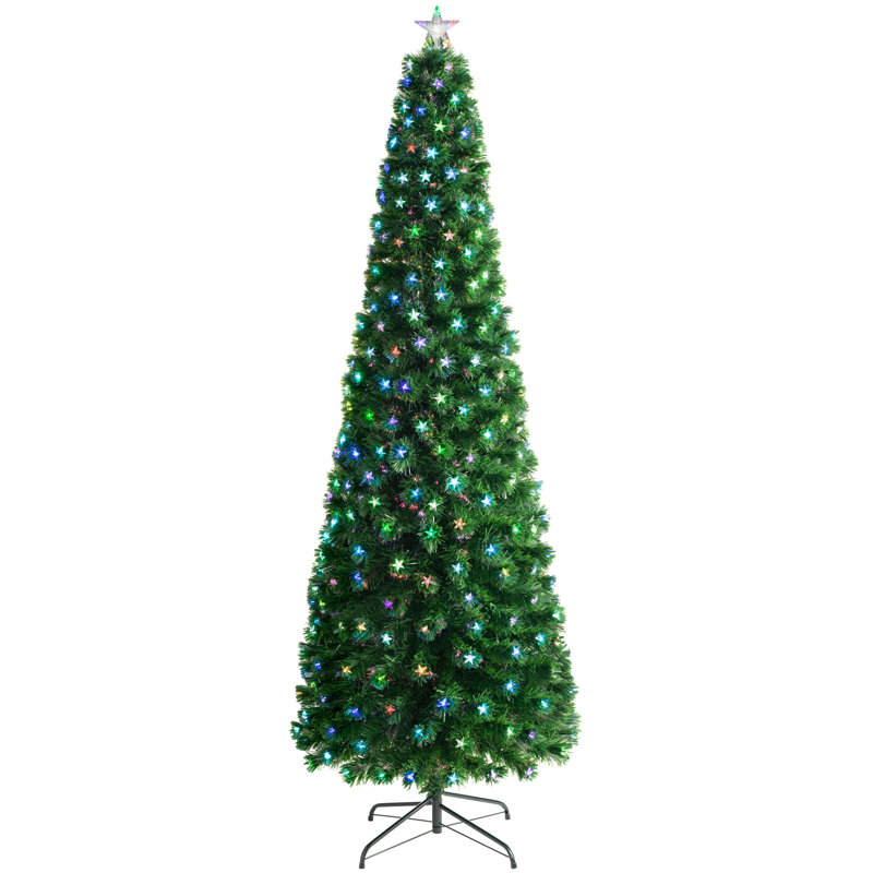 7' H Lighted Artificial Christmas Tree