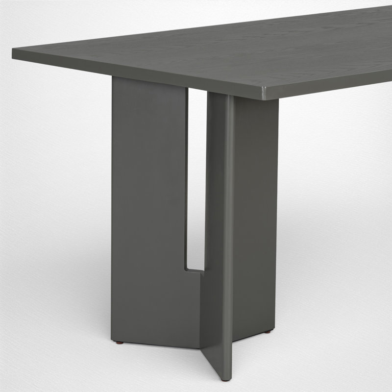 Ensemble de salle à manger pour 6 personnes, table rectangulaire, bois, placage de chêne vieilli, maison de campagne moderne, salle à manger