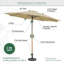 14cm Tilt Balcony Parasol-559771530