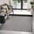 Abani Rugs Nordic NOR110A Cream Black Lines Colour Block Area Rug-69295499