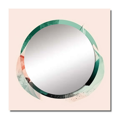 Lakeisa - Geometric Square Mirror For Wall Art Decor