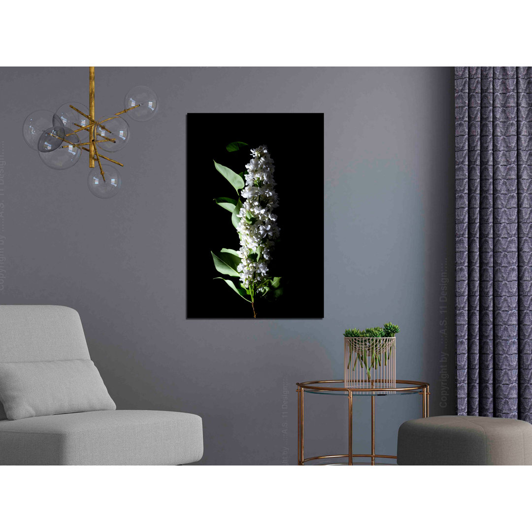 Leinwandbild – White Lilacs (1 Teil) Vertikal