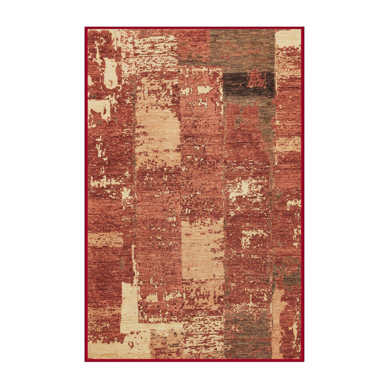 Tapis abstrait moderne 2334, Tapis de couloir 2 pi x 5 pi