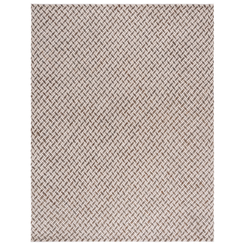 Natural Fiber Couture 104 Hand Loomed Performance Houndstooth Rug, Rectangle 8' x 10'