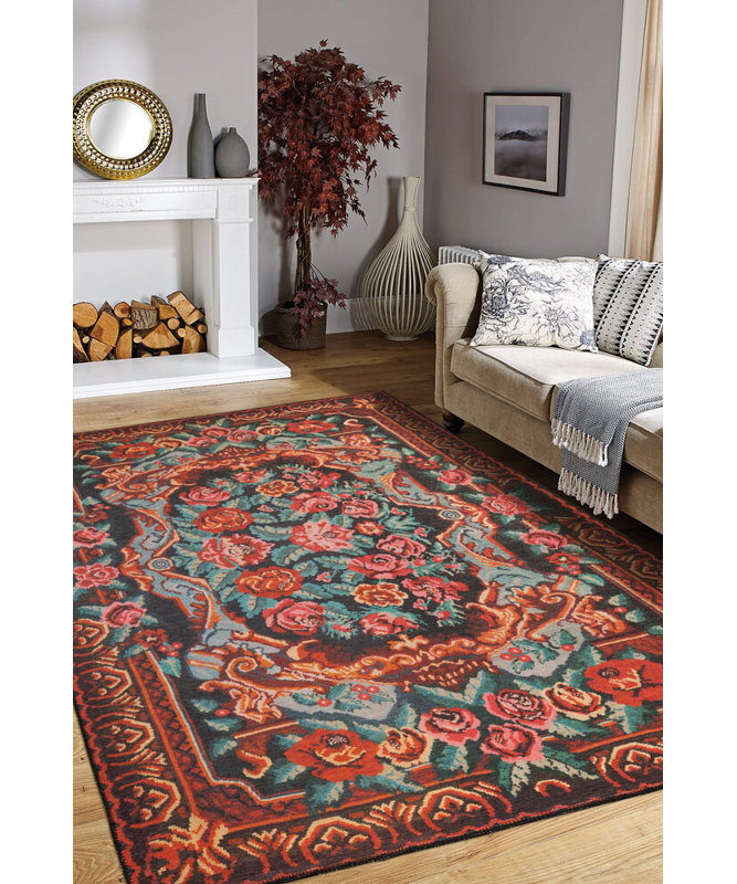 Tapis Caretta, Rectangle 3 pi 8 po x 5 pi 3 po