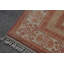 Tapis Boho, tapis turc, tapis rétro, tapis géométrique beige, tapis Oushak, grands tapis de 6,9 x 9,6 pi