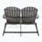 Adirondack Loveseat with Acacia Wood, Slat Back, Timeless Style-1097609006