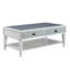 Iannah Coffee Table with Storage in Rustic Grey and Weathered White