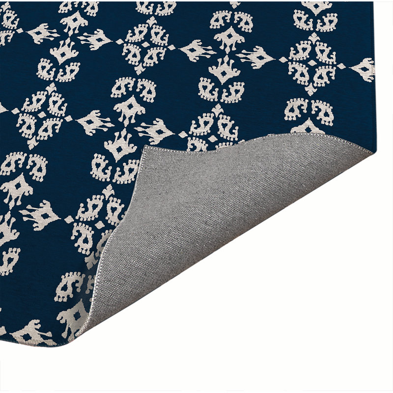 Tapis de bureau Cassia, L 60 po x P 84 po, Bleu