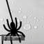 Spiderweb Spider Halloween Cartoon White Shower Curtain with 12 Hooks-129039138