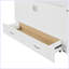 Lit escamotable moderne avec tiroir et ensemble de prises et ports USB