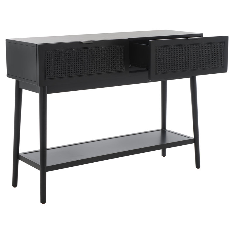 Piercey 42.01" Console Table, Black