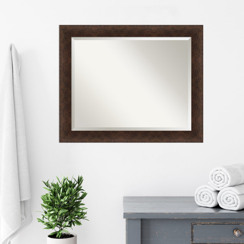 Miroir mural Haleena, Rectangle, 27 po x 33 po