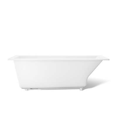 Underscore 66" x 32" Undermount Soaking Acrylic Bathtub