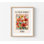 «Paris Flower Market Art Print»: décoration murale botanique lumineuse