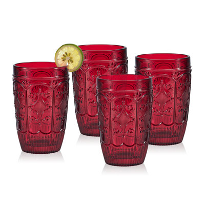 Fitz and Floyd Trestle Highball Glasses