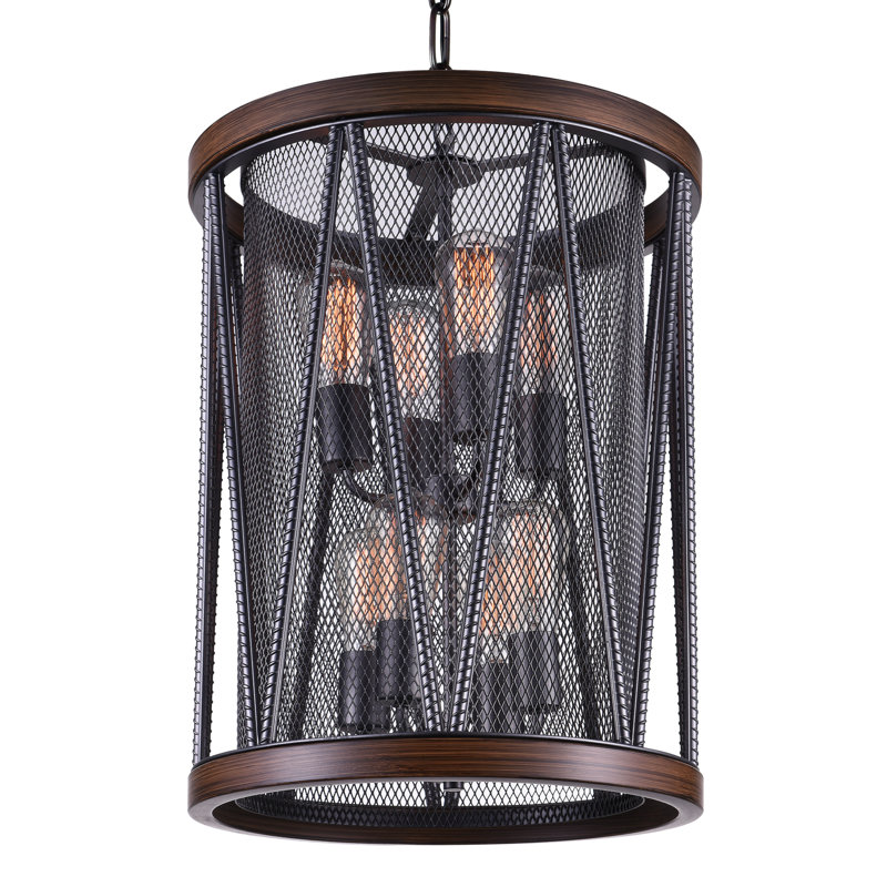 Lustre géométrique 8 lumières unique/à l’état Haughton