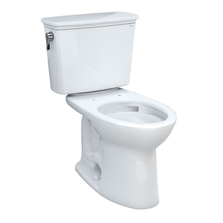 Drake® 1.28 GPF (Water Efficient) Elongated Two-Piece Toilet with Tornado Flush® (Seat Not Included)