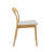 Brentten 18 " H Genuine Leather Upholstered Bamboo Solid Wood Side Chair