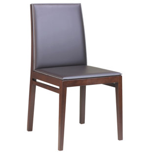 Milano 18'' H Faux Leather Upholstered Side Chair (Set of 2)