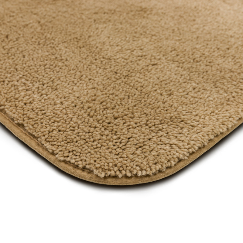 Mccluney Soft Nylon Machine Washable Non- Slip Bath Rug/Mat, Deep Fern, 24" W x 40" L