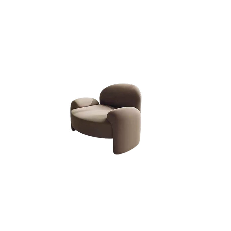 Semi-circular curved light luxury sofa