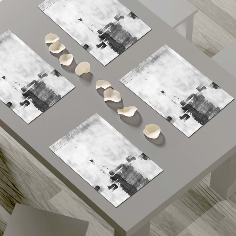 Napperon abstrait en polyester