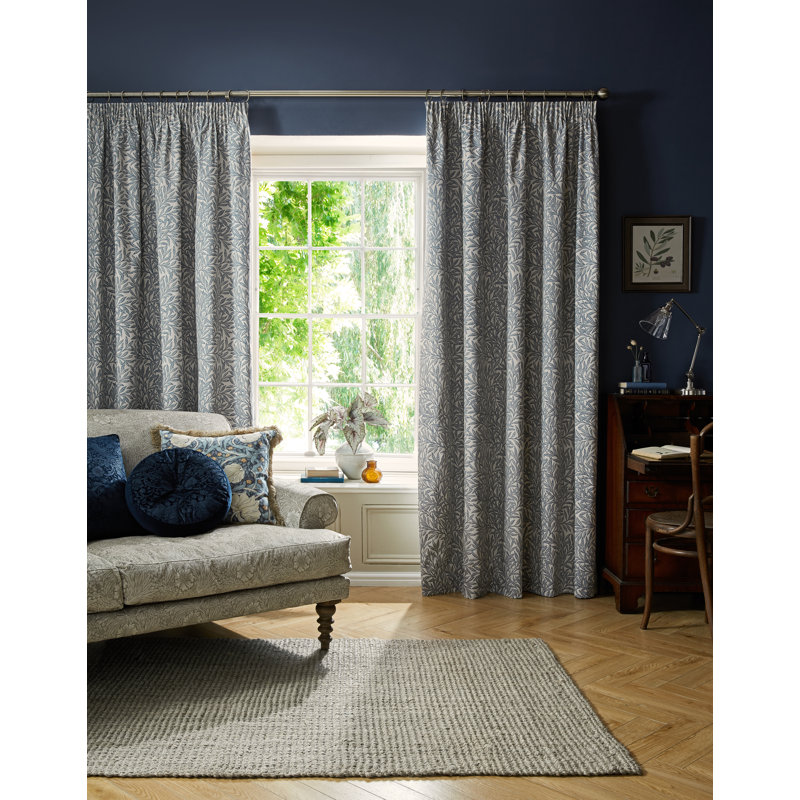 Cotton Blend Blackout Curtain Panel Pair, 229cm W x 274cm L