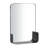 Rectangle Mirror with Shelves-1572614178