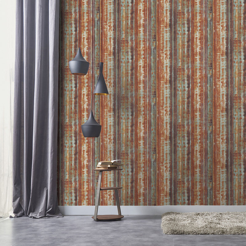 Grunge 1m x 53cm Metallic Non-Pasted Roll, Dark Brown