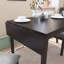 Ensemble de table de salle à manger pliable pour petit espace, ensemble de salle à manger extensible 5 pièces de style maison de campagne, ensemble de petite table de cuisine avec table à abattant et 4 chaises de salle à manger rembourrées