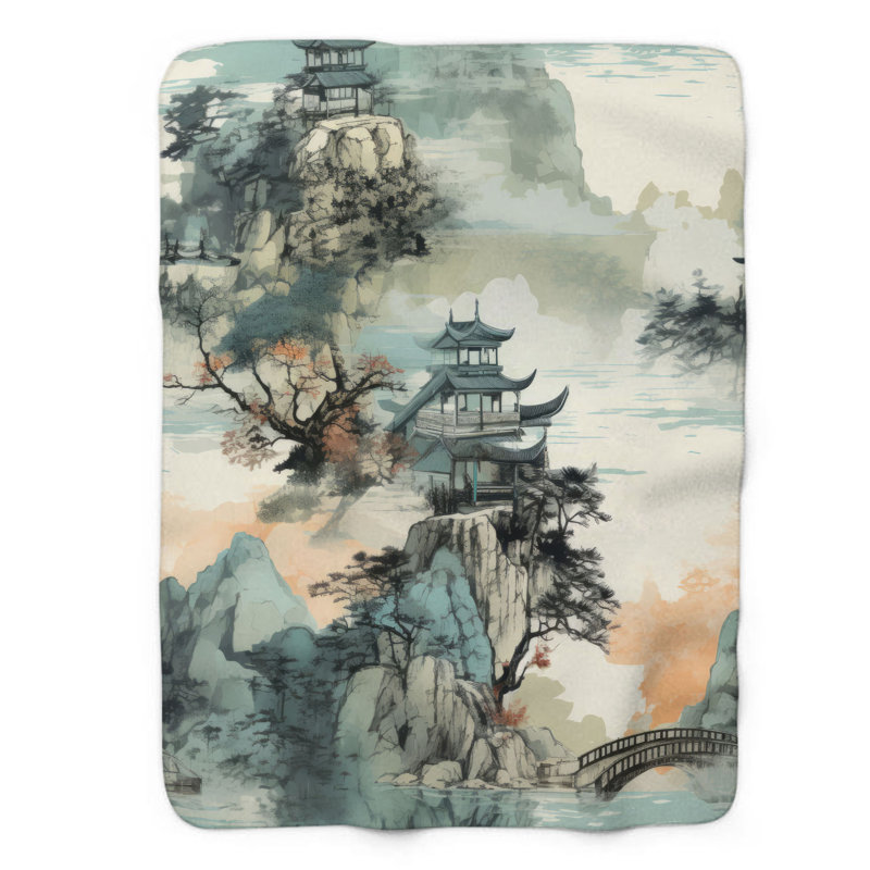 Ancient Trees - 1 Piece Premium Blanket, Twin