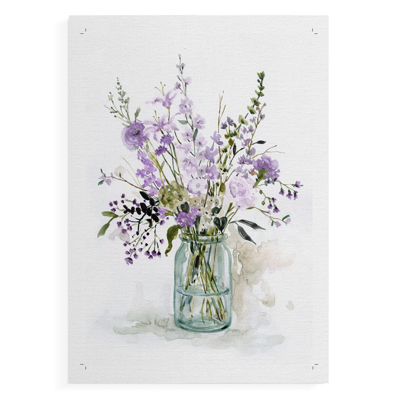Mauve passion II - reproduction de toile seulement - NON-CADRE