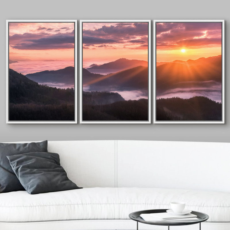 Chaîne de montagnes, Nature, Paysage naturel, Pastel, Soleil, soleil, réalisme, réalisme, paysage rustique, froid