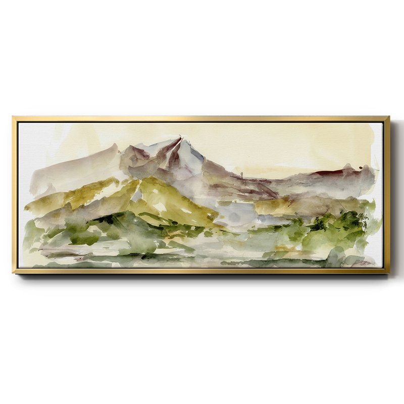 Plum Ridge I- Framed Canvas