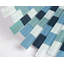 Swimming Pool Series 1" x 2" Straight Edge Glass Mosaic Tile-37230651