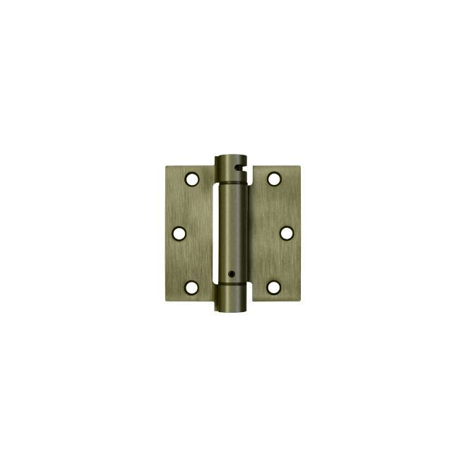 64'' x 64'' Steel Surface Mount Hinge, Antique Brass