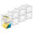 mDesign Stacking Plastic Storage Kitchen Bin with Pull-Out Drawers