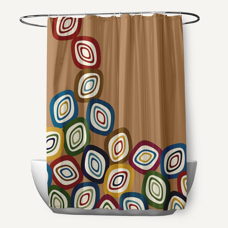 Hippolyte Abstract Shower Curtain