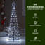  LED Christmas Tree with 390 LEDs 250 cm Iron-1363244562