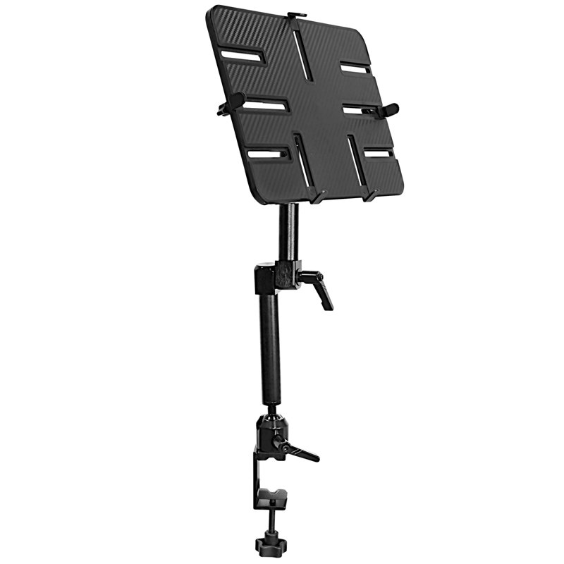 Support pour tablette de fauteuil roulant complet Mount-It et support avec pinces | Convient à la plupart des écrans de 6 à 14 po