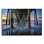 «Under The Pier At Dawn» par Rick Berk, art mural en verre acrylique-92323640
