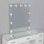 Ensemble de meuble-lavabo 1 pièce avec tabourets rembourrés Glam Style