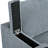 Gray Corduroy L-Shaped Sleeper With Reversible Design, Storage Chaise, And Built-In Ports For Bedroom Living Room - 81.51 In Depth, 50.68 Width, 33.39 Height, 112.74 Lb Weight Charging-85729653