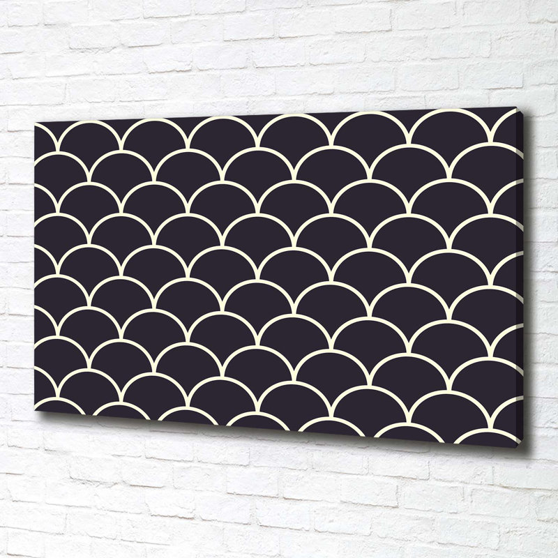 Fish Scales - Wrapped Canvas Print