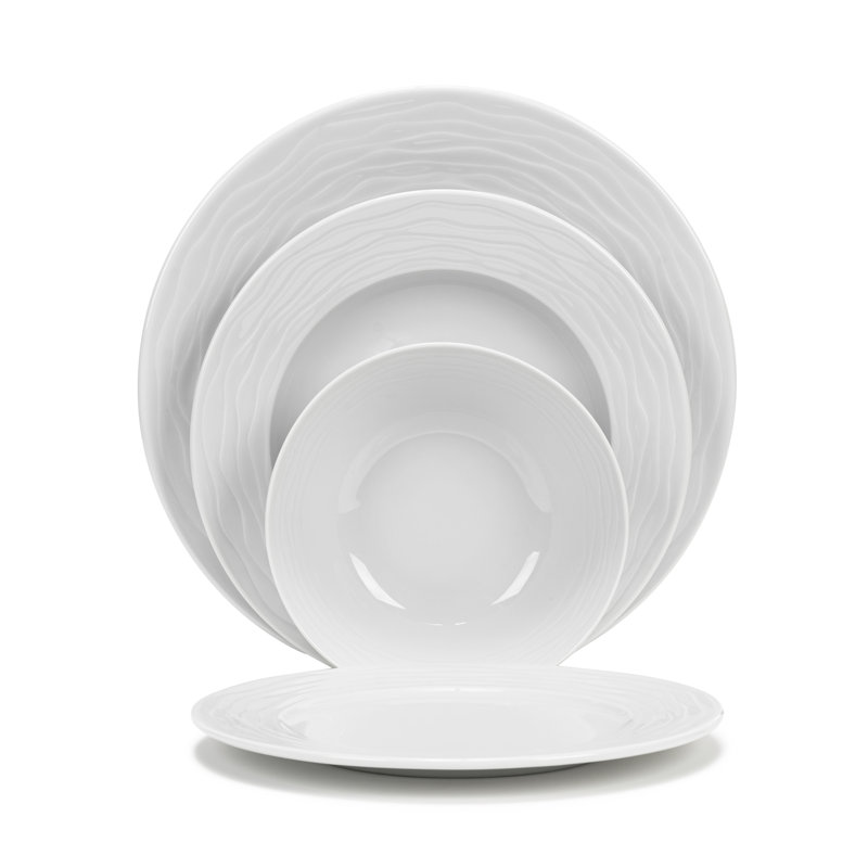 Service de table en porcelaine 16 pièces 16 pièces - Service pour 4