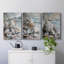 Sea and Shore  Series  LV  -Set Of 3 Gallery Wrapped Canvas -Ready to Hang-12858141