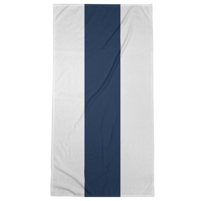 Bath Towel, Away White/Blue