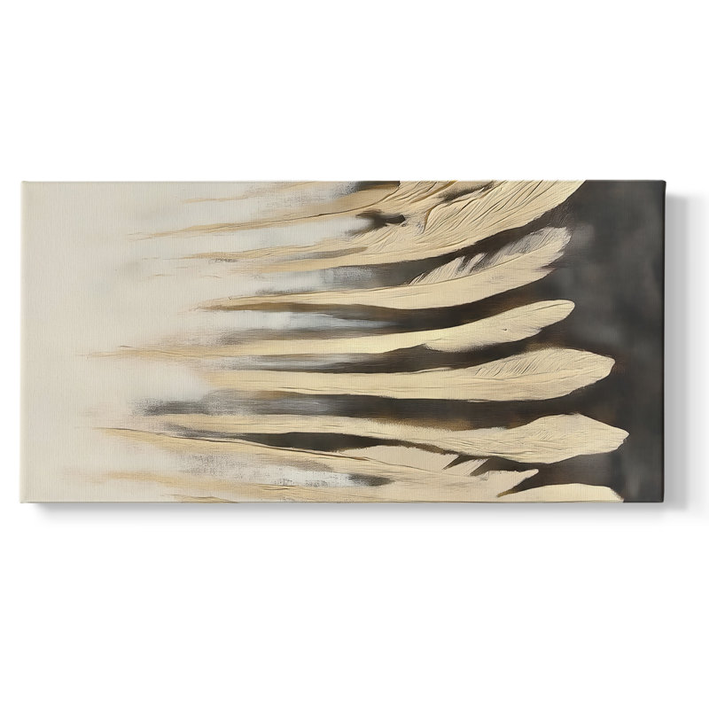 Abstrait 8 # XCIX-Gallery, toile tendue, H 16 po x l 32 po